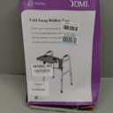 DMI Walker Tray, Rollator Tray, Mobility and Walker Accessory Tray Table Fits Most Standard Walkers, Folding with Two Cup Holders and Tool Free Assembly, 16 x 11.8 inch