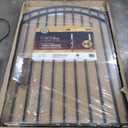 Nuvo Iron Elegantly Crafted 45-In W x 68-In H Ornamental Iron Passage Gate with Double Arched-Top Rail and Smooth Finished  Pre-assembled with Self-Closing Hardware, Black