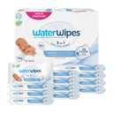 WaterWipes Sensitive+ Newborn & Baby Wipes, 3In1 Cleans, Cares, Protects, 99.9% Water, Unscented & Hypoallergenic, 720 Count (12 Packs)