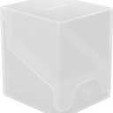 Gamegenic Bastion 100+ XL Deck Box - Compact, Secure, and Perfectly Organized for Your Trading Cards! Safely Protects 100+ Double-Sleeved Cards, White Color, Made