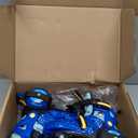 Fun Roll Beginner Roller Skates by Roller Derby, Adjustable Sizing, Skates for Kids, Toddlers, Boys, Girls (Medium (11-2), Pizza Shark)