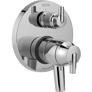 Delta Faucet Trinsic 17 Series 3-Setting Integrated Diverter Valve Trim Kit, Chrome Diverter Valve Trim Kit, Shower Trim Kit, Chrome T27859 (Valve Not Included)