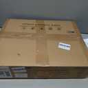 18.9x15x17.9in HDPE Outdoor Side Table, Weatherproof Small Outdoor Table for Adirondack, Patio, Porch, Balcony, Poolside (2-Tier, Grey)