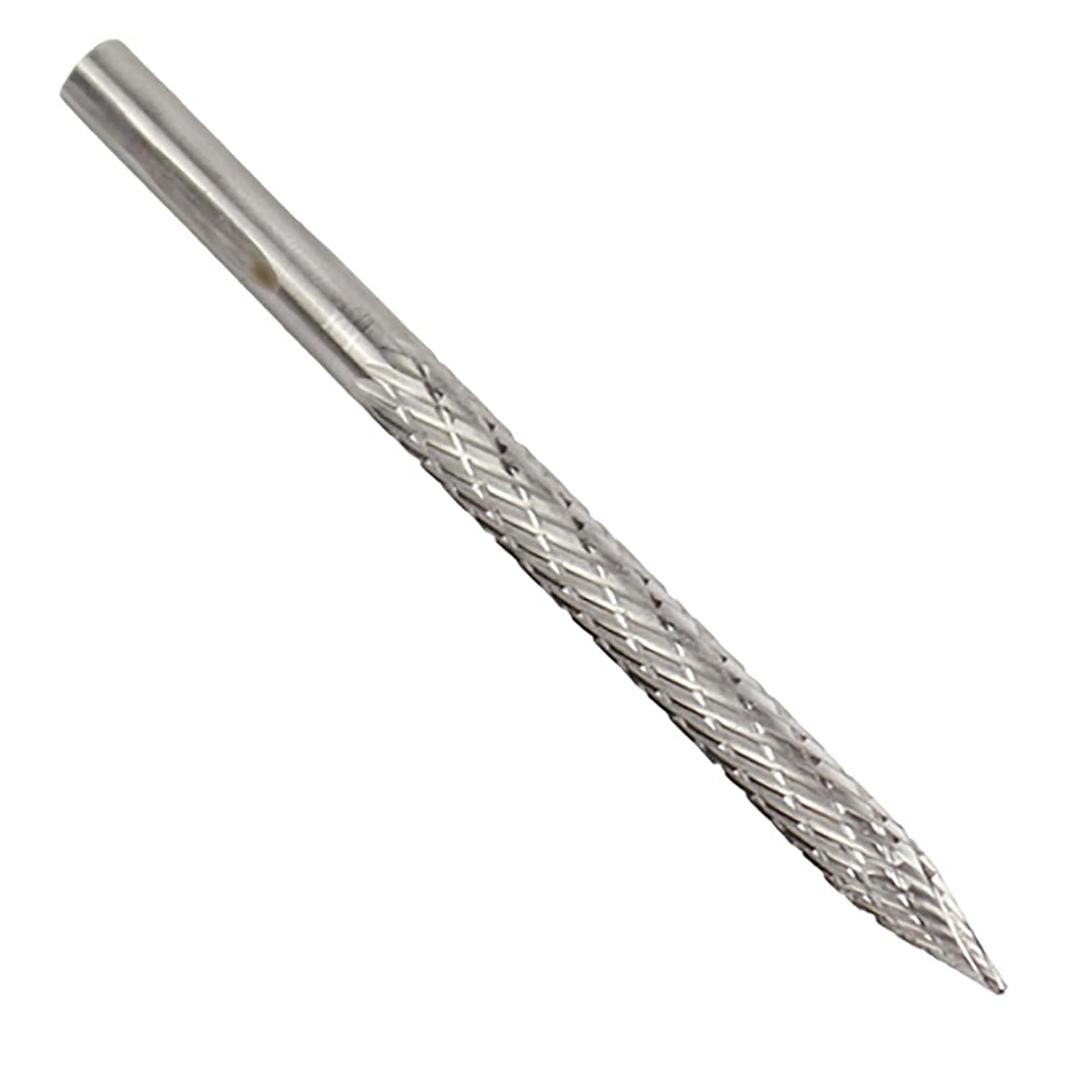 3/16 Inch 4.5mm High Carbide Steel Burr Drill Bit Tire Reamer Carbide Cutters Rotary File Reamer Wire Cutter Tire Repair Tool Automobile Car Tool