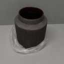 Farmhouse Vase for Home Decor, Vintage Rustic Terracotta Flower Vase Suitable for Home Decor, Living Room, Shelf, Dining Table. 7IN. (6.1 x 7 inches, Brown and Black)