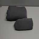 Stretch Sofa Cover Couch Covers, 2-Piece Armchair Cover with Separate Cushion Cover, Washable Soft Spandex Furniture Protector for Living Room(Armchair, Grey) (Small)