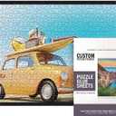 19.75x26.75 Puzzle Frame Kit with Glue Sheets | Black Mid Century Picture Frame | Real Wood with UV Resistant Acrylic Front | Made to Preserve and Display Puzzles Measuring 19.75x26.75 Inches, 19.75x26.75 Puzzle Size