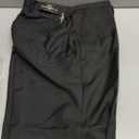 Men's Cozy Hidden Expandable Waist Dress Pants | Premium Stretch Texture Weave Work to Weekend Pants (34W x 30L, Black)