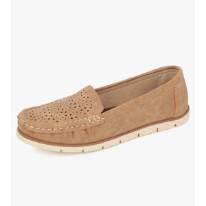 JABASIC Womens Penny Loafers Breathable Slip on Flat Shoes Moccasins Size 9