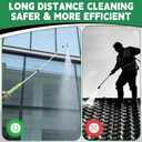 M MINGLE Pressure Washer Extension Wand 120 Inch, Stainless Steel Power Washer Lance with Threaded Connection, Custom Reverse Trigger Gun, 5 Nozzles, 30/90/120 Curved Rods, 4000 PSI