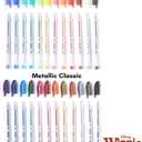 Disney Winnie the Pooh Gel Pens Set for Kids, 24 Pack with Glitter Gel Pens, Cute Pens for Girls and Boys