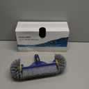 POOLAZA Pool Brush with Round Ends, 12.5'' Pool Brush Head for Inground Pools/Above Ground Pools, Spa, Hot Tub, High-Efficiency Pool Scrub Brush fit Standard Pool Pole