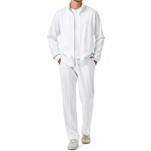 JMIERR Men's Sweatsuit Tracksuit 2 Piece Set Full Zip Casual Jogging Suits with Jogger Jackets and Pants Warm Up Outfits Size L