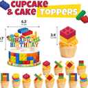 Birthday Decorations 5 Year Old Boy  Building Blocks 5th Birthday Decorations  Party Kit: Number 5 Balloon, Banner, Cupcake & Cake Toppers, Balloons  Brick Theme Party Supplies for Boys 5 Years Old