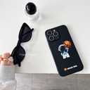 Yonds Queen for iPhone 14 Pro Max Cute Case, Cool Cartoon Astronaut Space Planet Moon Design Stylish Bumper Cover Soft TPU Protective Anti-Slip Shockproof Case(iPhone 14 Pro Max, Planet)