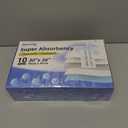 10 Count Disposable Bed Pads 30" x 36" for Adults, Kids & Pets  Super Absorbent Chucks Pads with Waterproof Backing, Leakproof Incontinence Underpads, Soft Non-Woven Top, Bed & Furniture Protection