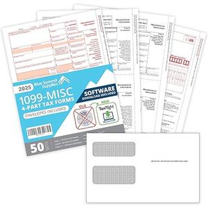 1099 MISC Forms 2025, 5 Part Set, Kit for 25 Vendors Complete Laser 1099 Tax Forms in Value Pack 1099 Misc 2025 NO ENVELOPES