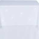 Table Cloth White 2 Pcs 50-50In