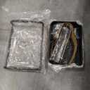 Ceayell 4-Tier Full Metal Utility Rolling Cart for Storage Organizer Cart for Office, Bathroom, Kitchen (BK-4Tier)