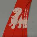 LovinPet 4-Pack Dog Knee Sleeves, Dinosaur-Style Leg Warmers for Medium & Large Dogs, 4-Way Stretch, Anti-Lick Coverage, Warm & Comfy Fit, One Size,Red White