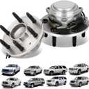 Front Wheel Hub and Bearing Assembly 6-Lug FIT 2007-2014 Escalade Suburban Tahoe Yukon 2007-2013 Silverado Sierra 1500 2WD Replace 515097 10393170 22841382