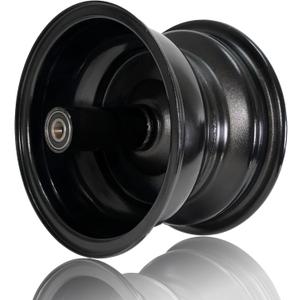 Black Wheel Rim for Coleman CT200U BT200X CT200UEX 196cc Hisun 200-3 200-7, Axis M200 Mini bike (Front Rim)