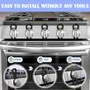 Gas Stove Knob Locks, Stove Knob Safety Covers for Child, Prevent Kids Pets from Turning on Stoves - Black-5 Pack