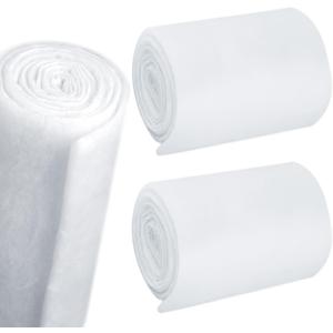 Peryiter 2 Roll Upholstery Quilt Batting 36 Inch x 5 Yard x 0.4 Inch Polyester Batting Multipurpose Fiberfill Stuffing Fabric for Cushion Pillows Bedspreads Interior Decoration Crafts