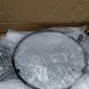 60 Inch Smokeless Fire Pit Ring with Grill Fire Ring for Outside Heavy Duty Metal Firepit Insert Round Steel Large Above/In-Ground Camping Firepit for Outdoor Camping Patio Picnic BBQ Garden