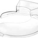 Upgraded (More Stable Snap Tabs Design) Pouring Shield for Kitchenaid 6 Quart/5.5 Quart, Fit for kitchenaid 5.5, 6, 7, 8 Quart Bowl-Lift Stand Mixer, Splash Guard 