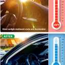 Sun Shade for Forester Windshield Sunshade Custom Fit 2014 2015 2016 2017 2018 Subaru Forester Accessories Front Window Cover Retractable Sun Visor Protector Keep Interior Cool UV Blocker