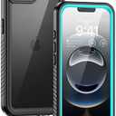 Lanhiem for iPhone 17e case & iPhone 16e Case, IP68 Waterproof Dustproof Shockproof Cases with Built-in Screen Protector, 360 Full Body Protective Heavy Duty Phone Cover for iPhone 17e&16e (Blue)