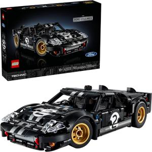 LEGO Technic 1966 Ford GT40 MKII Race Car Building Set for Adults - Collectible Toy W/Realistic Functions & Features for Adult Sports Car Fans, Ages 18+ - Gift Idea for Birthdays - 42223