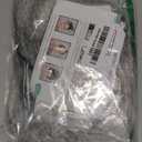 Baruisi Silver Gray Short Hair Wigs for Women Synthetic Straight Natural Looking Cosplay Wig with Bangs