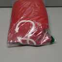 36 Inch Christmas Tree Skirt Red Small Plush Xmas Tree Mat with Merry Christmas Patterns Soft Thick Holiday Decor for Home Party