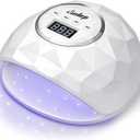 Easkep UV LED Nail Lamp - 86W Nail Dryer UV Light for Nails Eyes Protection UV Lamp for Gel Nails Gel Nail Polish Curing Dryer for Home and Salon (White)