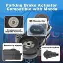 KA0G268EXA Electronic Parking Brake Actuator Motor for Mazda CX-5 2016-2024, CX-9 2016-2023, Rear Left or Right EPB Brake Actuator Assembly, Replaces KA0G-26-8EXA, KA0G-26-8EX, Fixes EPB Warning Light
