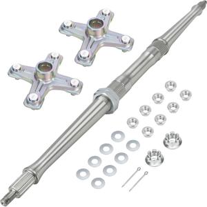 M MATI Rear Axle Shaft & Wheel Hubs Kit for Yamaha Warrior 350 YFM350X B-anshee 350 YFZ350 1987-2004 3GD-25381-00-00 1PE-F53K0-00-00