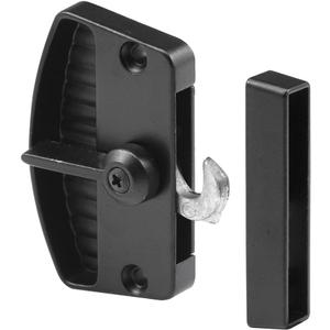 Prime-Line A 155 Deluxe Latch and Pull, 2-3/8 In., Diecast Construction, Painted Black (Single Pack)