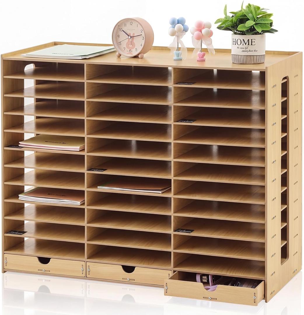 Colingmill Classroom Mailboxes Teacher Student Mailboxes Wooden,36 Slots