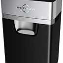 BONSEN 16-Sheet Heavy Duty Paper Shredder for Office, 60-Minute Running Time Cross-Cut CD Shredder with 60dB Low-Noise, 5.3-Gallon Pull Out Bin, Anti-Jam & Quiet Shredder for Home Office (S3102)