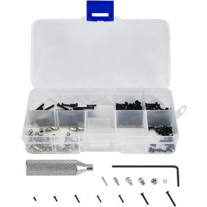 256PCS RC Screw Kit Universal RC Repair Tool Kit Hardware Fastene for 1/28 Wltoys 284131 K969 K989 P929 K999 K979 P939
