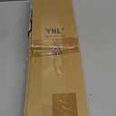 YNL Tension Shower Curtain Rod 34 to 120 In(2.83-10Ft), Long Tension Curtain Rod with 2Pcs Holders, No Drilling for Large Window, Bathroom, Patio, Adjustable Outdoor Curtain Rod, Brushed Gold