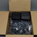 INCLY 220PCS Extra Thick 1/4" Pegboard Accessories Organizer Kit, Heavy Duty Black Pegboard Hooks with Bins and Peg Lock, Peg Board Hooks Assortment for Garage Wall Attachments Hanging Tools