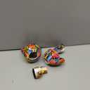 Graffiti Bear Statue Decor for Home, Resin Animal Sculpture Ornament for Indoor Room (Type D)