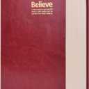 SAYEEC Thick Journal Lined Notebook 720 Pages Leather Writing Journal B6 Soft Cover College Ruled Notebook 360 Sheets Lined Paper Memo Book Personal Daily Diary Gift for Women Work Note Taking Travel (Dark Red B6 with Text Cover)