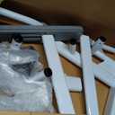 KMINA Toilet Safety Rails for Seniors, Heavy Duty Frame with Handles, Adjustable Height and Width, Handicap Grab Bars