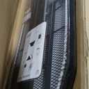 Brabantia - Ironing Board C - Flexible Steam Iron Rest - Adjustable in Height - Non-Slip Rubber Feet - Cover and Pad - Solid Foldable Unit - Denim Black - 49x18 Inches