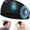 TOPOINT Sleep Headphones Headband Bluetooth 5.4, Sports Headband Earphones Sleeping Bluetooth Wireless with USB C for Women Men Sports Gifts Workout Jogging Yoga Insomnia Air Travel Meditation