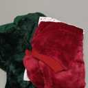 FabriCastle Christmas Dog Sweater, 2-Pack Dog Clothes, Soft and Warm Pet Jackets for Small Dogs & Cats, Winter Pet Apparel Costumes, Puppy Outfits (Dark red,Dark Green, Large)